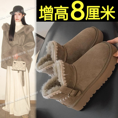 内增高加厚保暖雪地靴厚底棉靴