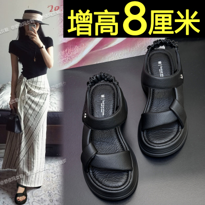 罗马凉鞋厚底增高时尚沙滩凉鞋