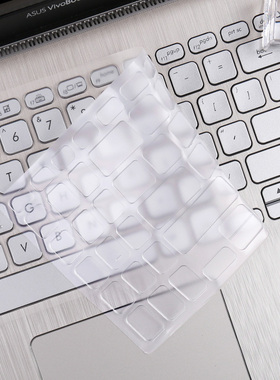 15.6寸华硕(ASUS) VivoBook15s 键盘膜V5000F V5000D笔记本屏幕保护贴膜十代i5 i7 电脑键盘防尘套硅胶垫透明