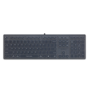 适用双飞燕键盘膜台式FX50键盘保护膜A4tech办公104键wk-100键盘膜剪刀脚按键贴防水罩KK-5502N防尘套硅胶垫