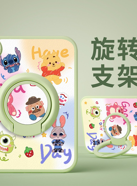 适用苹果ipad保护套air6平板壳带支架air5/2/3全包ipad9/10第十代第九代2024高级8硅胶7可爱防摔2021迪士尼18