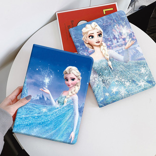 艾莎公主适用2025联想小新pad11寸笔槽oppopad5平板保护套vivopadse12.3气囊oppopadair5/GT11.1/pro12.7一加