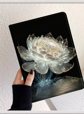 昙花适用苹果平板ipad9保护套2022pro11英寸带笔槽迷你电脑壳air5/4/3三折简约pro10.5磁吸第七八九十代气质