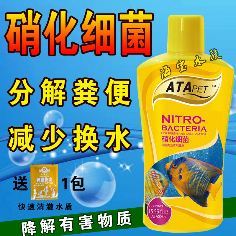 兽 用ATA硝化细菌水族鱼药分解饲料残渣粪便毒素净化水质养鱼开缸|msdalam kategori haiwan peliharaan/makanan haiwan dan bekalan, Aquarium World, 硝化细菌 - dari Buy2taobao.com untuk memberikan perkhidmatan ejen Taobao profesional membeli