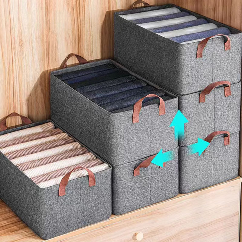 衣服收纳箱家用衣柜分层神器衣物裤子整理盒筐抽屉式可折叠储物箱,收纳整理,叠衣板,淘宝优惠券,粉丝福利购,淘宝优惠卷