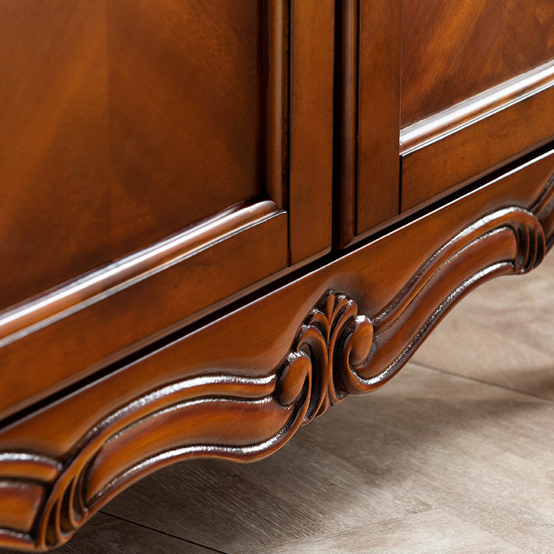 格澜帝尔鞋柜家用门口收纳柜双开门鞋柜超薄多层大容量门厅柜复古