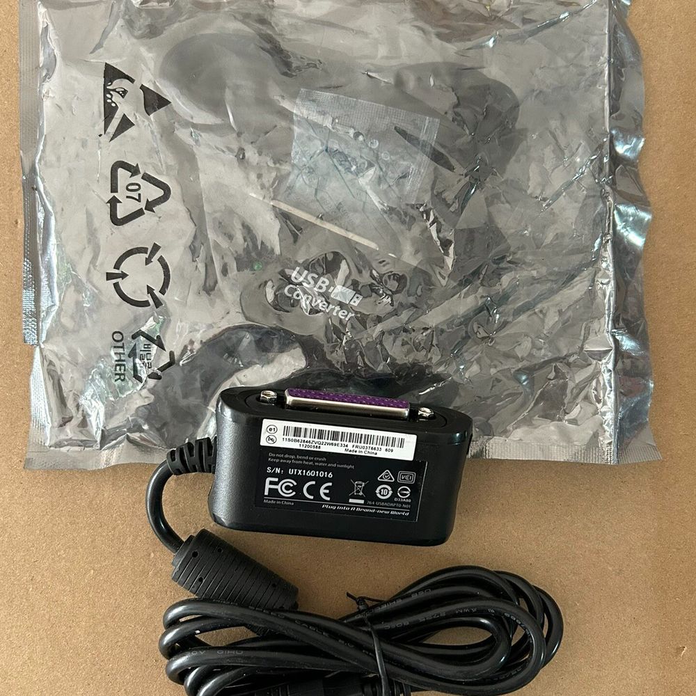 USB转并口打印线DB25针转接线