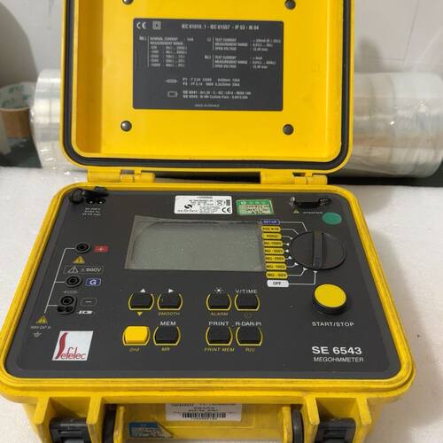 Sefelec CASE6543 SE 6543 绝缘电阻表