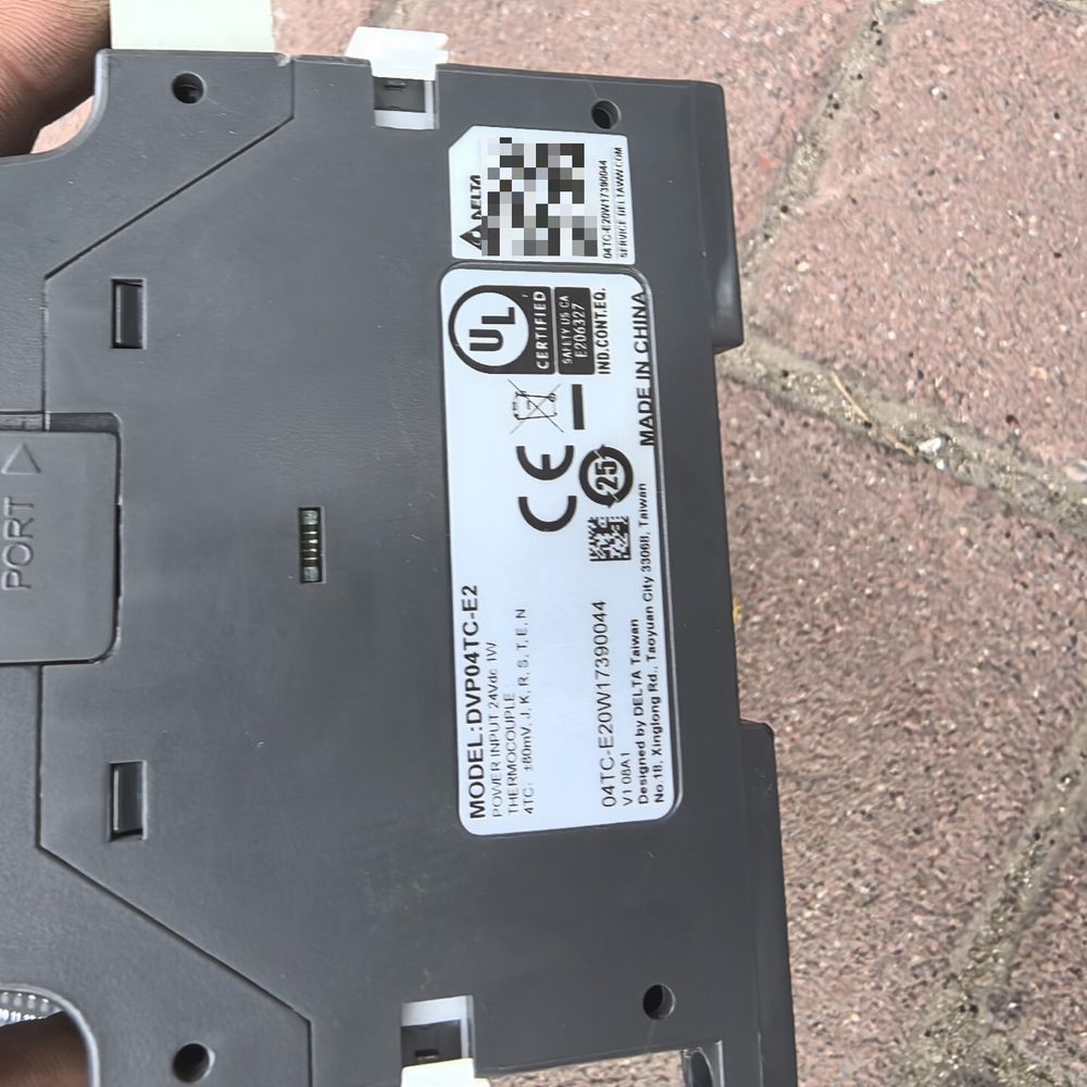 拆机台达PLC扩展模块DVP04TC-E2 4路热电偶输