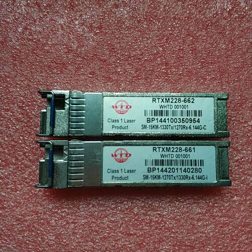 出售WTD牌6g15km单纤成对光模块RTXM228-661