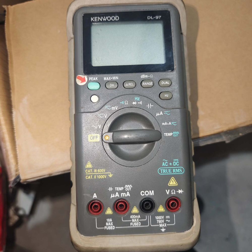KENWOOD DL-97万用表 实物拍摄图 想要联系
