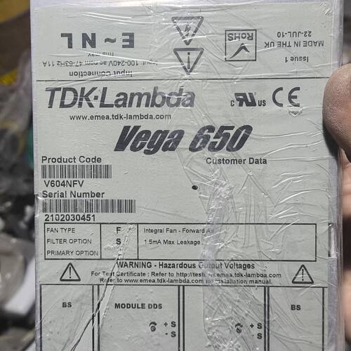 TDK-Lambda Vega650 V604NFV拆机电源