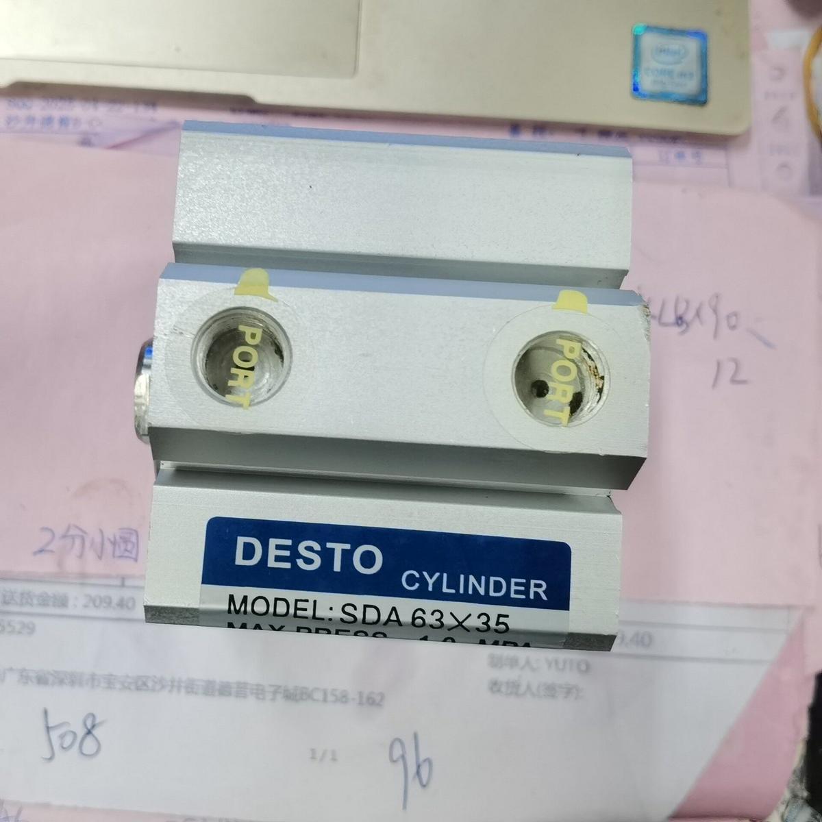 库存德士托牌子的薄型气缸SDA63-35出售