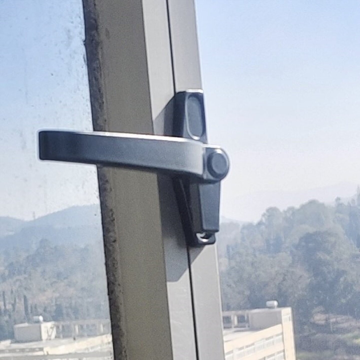 平开窗50型窗户执手单点执手塑钢推拉通用外推窗扣铝合金窗手柄