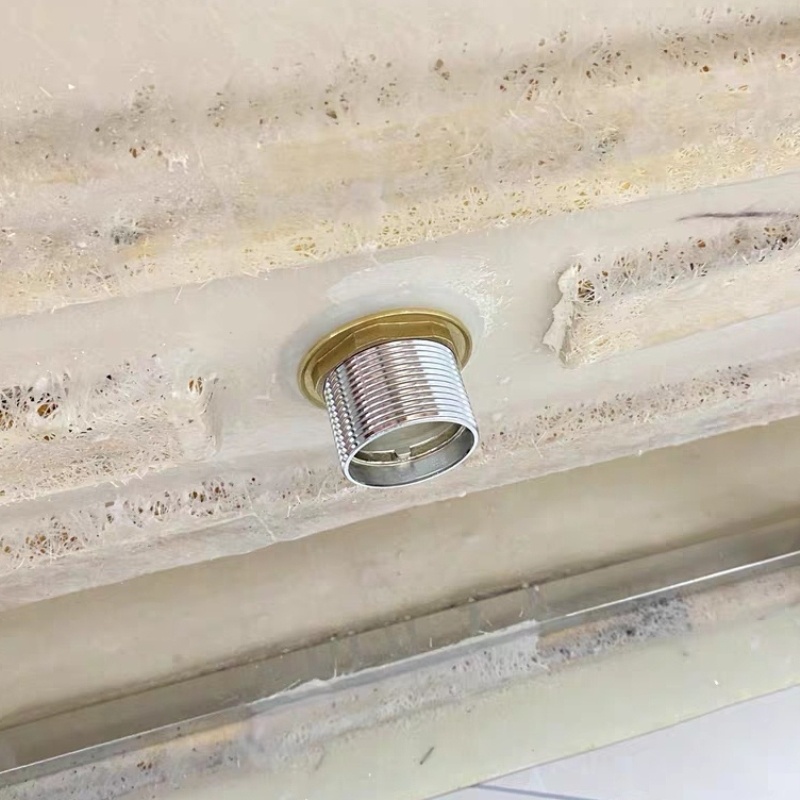 排水管排水器全铜按压淋浴房老式浴盆泡澡排水塞管脚踩式浴缸