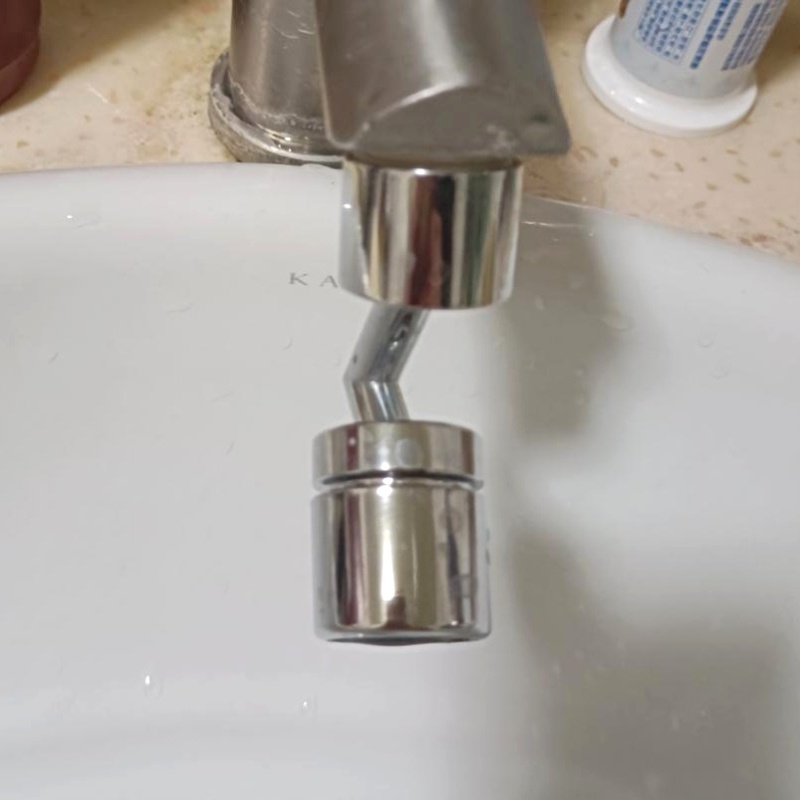 单双档转接头通用万能起泡720度防溅出水出水口面盆旋转水嘴增压