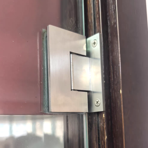 双向90度折页加厚180度304铰链无框夹平开合页淋浴房不锈钢浴室夹