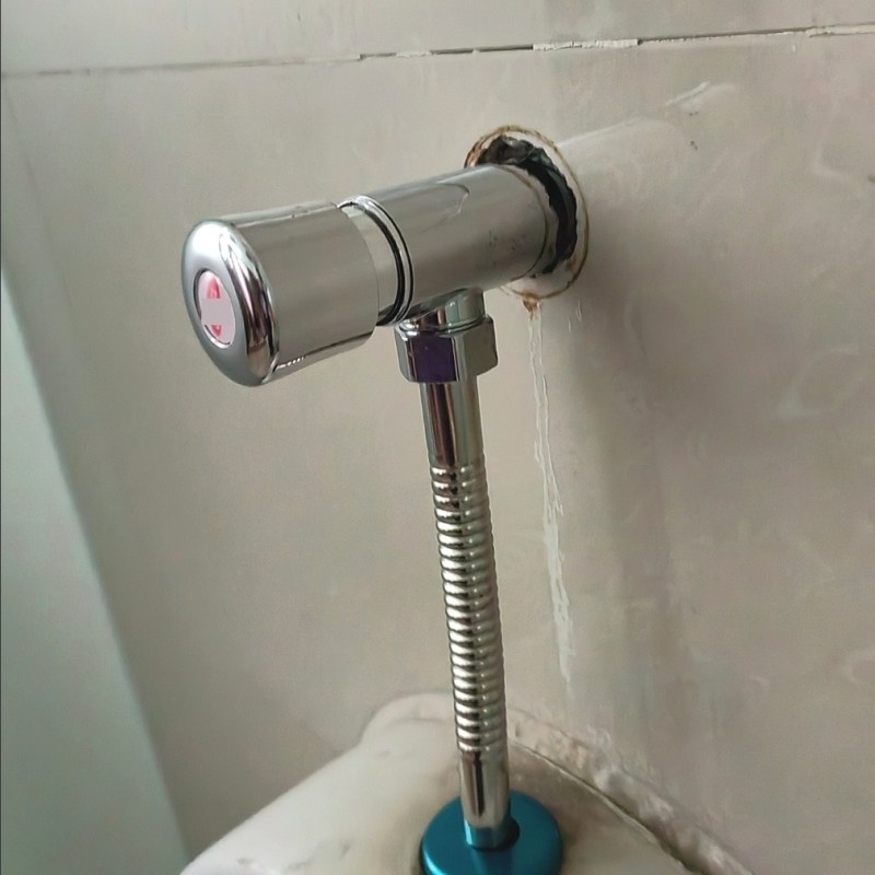 厕所小便器铜卫生间延时开关小便斗阀门按压冲水阀小便池手按式