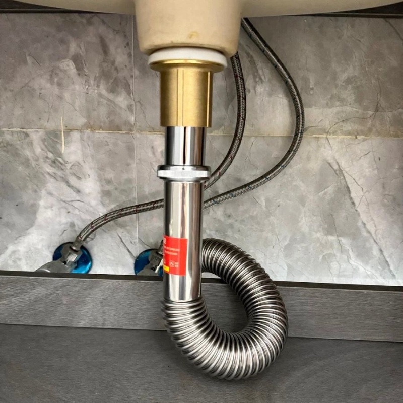 洗手盆排水管管道下水管脸盆防臭弹跳漏水塞防堵配件面盆不锈钢