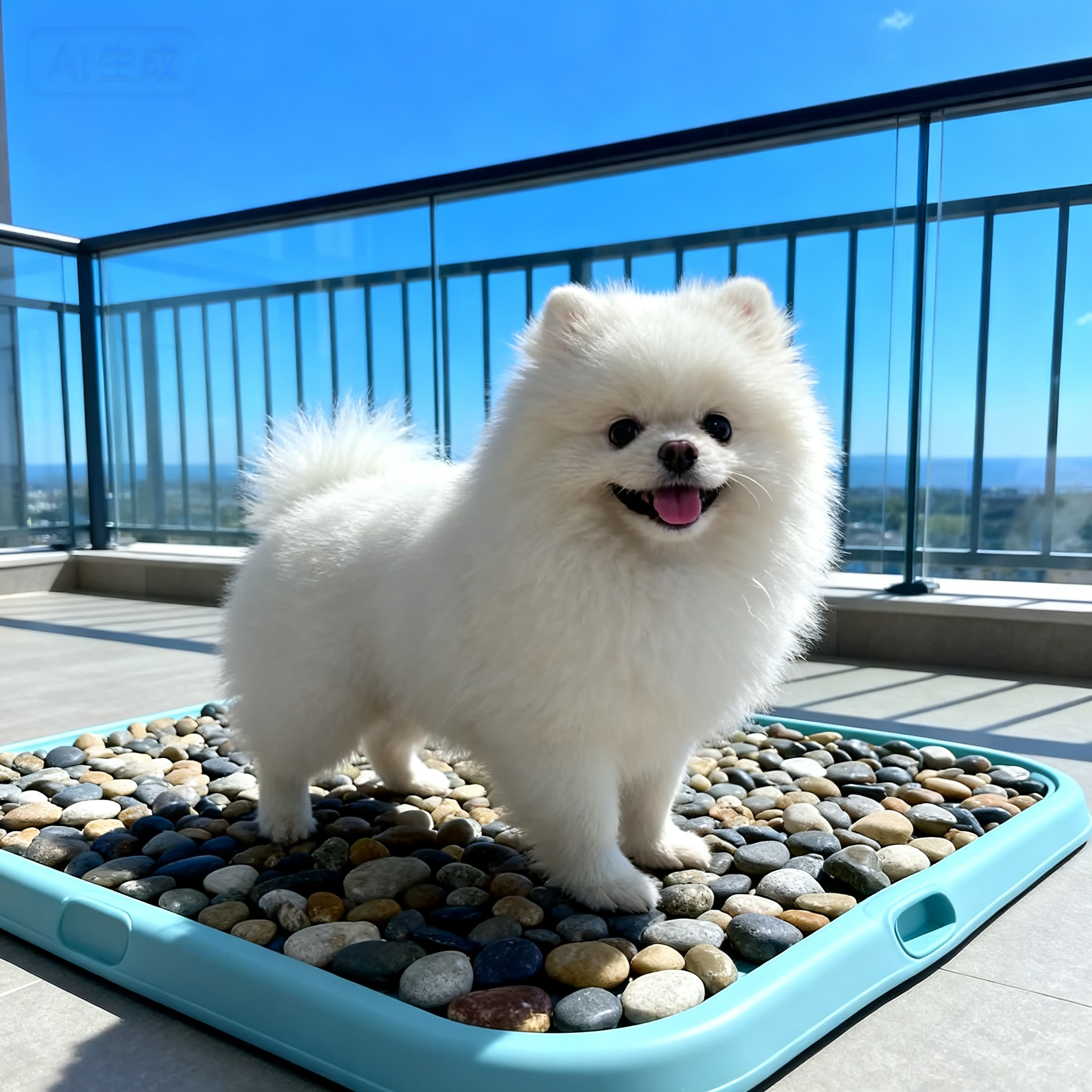 博美幼犬小体宠物狗网红精品茶杯