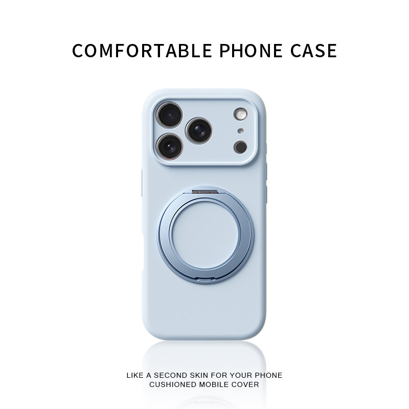 适用iPhone17Promax手机壳ai按键新款苹果16液态硅胶17pro磁吸支架15纯色高级感14男女情侣款13防摔全包软壳