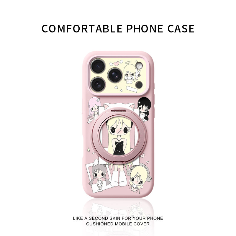 野有上秋相册适用苹果17promax手机壳新款iphone16pro镜头全包15液态硅胶软壳防摔保护套360°旋转支点壳女14