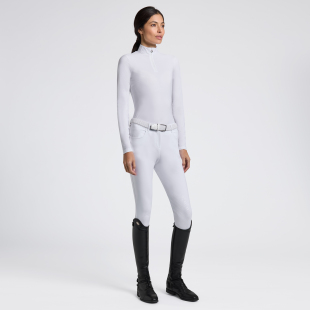 Competition Shirt Insert Jacquard 女士马术比赛训练长袖