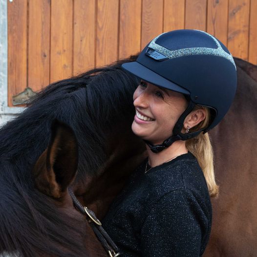 意大利 KASK 马术头盔水晶边框 SWFRAME DOGMA CHROME