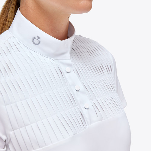 CT 女士骑马短袖衬衣 Lightweight Piquè and Tech Mesh S/S
