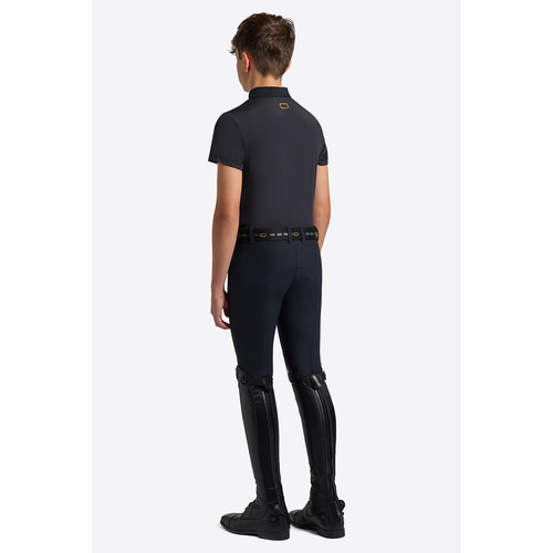 RG 男孩马术训练短袖Micro Perforated Jersey S/S Training Zip