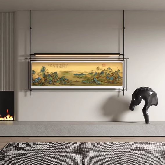 现代轻奢抽象挂画玄关装饰画高级感氛围壁灯画金属框架定制画立体,家居饰品,氛围画/灯画,淘宝优惠券,粉丝福利购,淘宝优惠卷