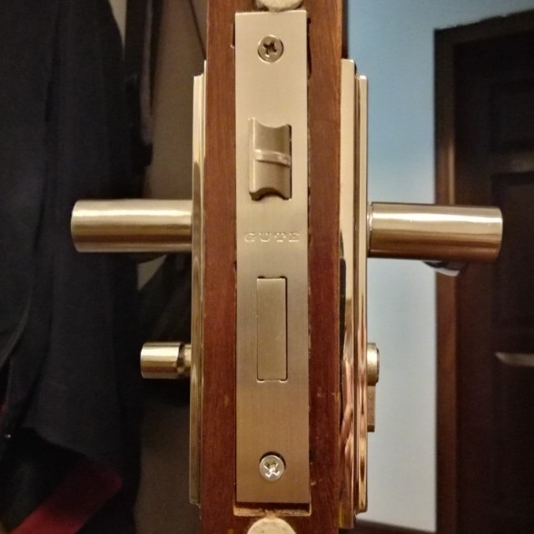 卧室实木门卫生间双锁舌静音