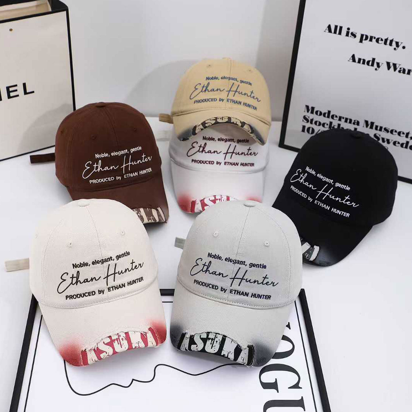 美式字母刺绣棒球帽2026春夏季新款男女百搭弯檐遮阳软顶鸭舌帽子,服饰配件/皮带/帽子/围巾,帽子,淘宝优惠券,粉丝福利购,淘宝优惠卷