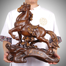 马到成功生肖马摆件招财工艺礼品办公室桌摆设中式 饰品 客厅酒柜装