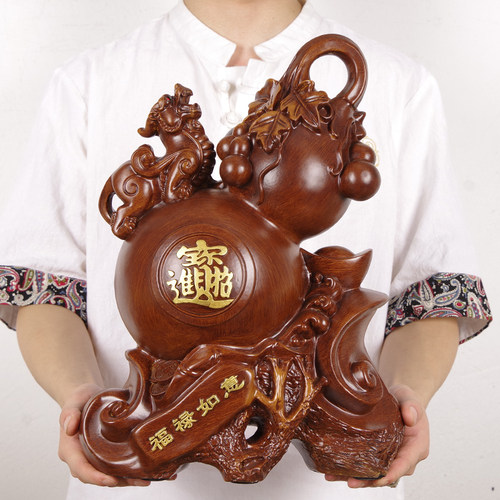 木香树脂招财简约风客厅摆件