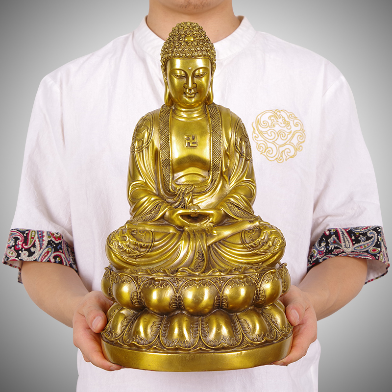 木香黄铜招财简约风客厅摆件