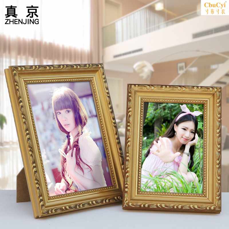 欧式实木摆台小相框5 6 7 8 10 12寸A4儿童拼图画|ruв категории Домашний быт, рамка/рамка - от Buy2taobao.com для оказания профессиональной услуги покупки агента Taobao