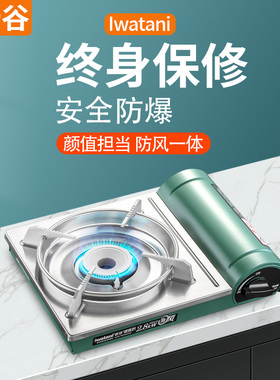 岩谷防风卡式炉户外便携式瓦斯炉野炊燃气炉商用卡磁炉ZKZ-18F
