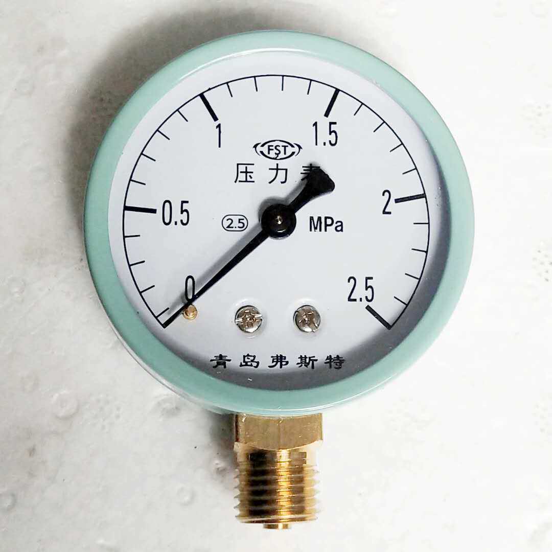 青岛弗斯特气压表水压不压力表变经地暖打压表油压表1.