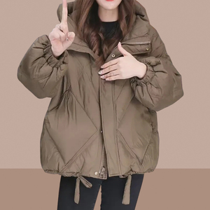 羽绒棉服女2023冬季新款棉衣棉服爆款外套棉袄夹棉中长款加厚女装