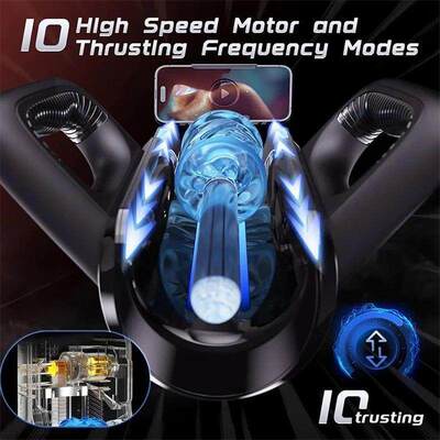 Realistic Vagina for Men Leten THRUSTING-PRO Automatic Mastu