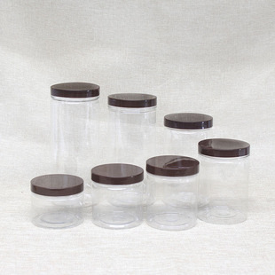 一次性塑料瓶8510曲奇饼干桶小点心包装 盒密封垫片甜品罐西点盒子