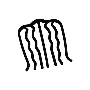 懒人盘发器空姐丸子头插梳发梳发簪倒插黑色金属发卡职业造型发夹