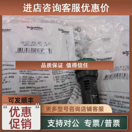 议价绿色信号灯XB2-BVM3LC XB2BVM3LC 220V