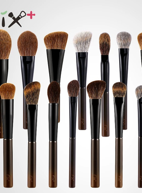 Fix菲丝加芬sts06/12/11/27新松毯花羊毛松鼠毛柔软亲肤化妆刷