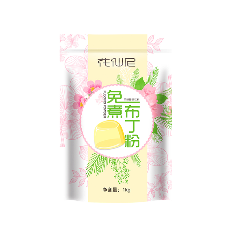 花仙尼布丁粉1kg整箱连锁家用
