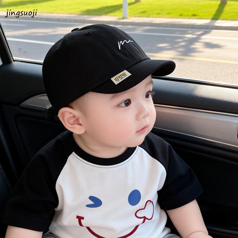 宝宝帽子春秋季鸭舌帽男童女婴幼儿韩版防晒婴儿短檐棒球帽遮阳帽