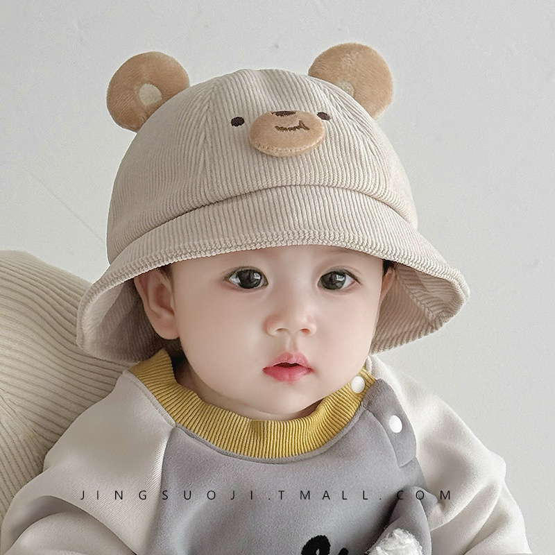 宝宝帽子秋冬新款可爱超萌婴儿盆