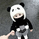 宝宝帽子冬季 保暖围脖口罩一体针织帽男女儿童护耳加绒防风套头帽