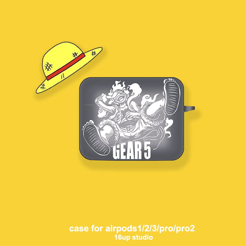 海贼王5档路飞适用airpods4保护套卡通动漫情侣潮酷个性3代苹果无线蓝牙耳机壳pro2硅胶防摔挂绳钥匙扣软case